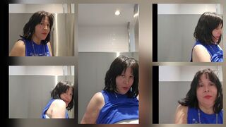 TRAVELS Out Of State Public Toilet Loud Farts Spitting and Flashing