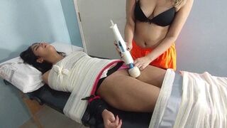 Wrapped, Teased And Tickled - CATITA MADE TO CUM - 4K