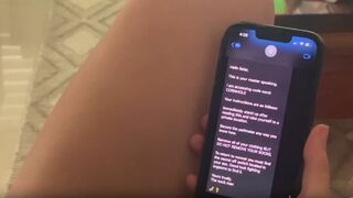 A text from a stranger - sock fetish