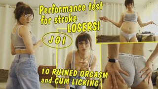Performance test for stroke losers! Can you ruin your orgasm 10 times? JOI GERMAN DEUTSCH