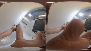 3DVR180 ERER smelly Foot POV crushes dwarfs