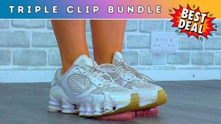 Goddess Amber - Crunching Your Balls Under My Old Nike Shox - Triple Bundle 1 (D75)
