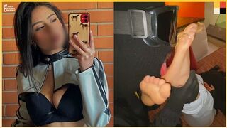 Barely Legal Beauty Gets Her Feet Licked & Toes Sucked Intensely