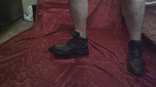Foot and boot fetish. I masturbate and I cum a lot!