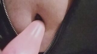 goth girl in a sensual leather outfit bdsm