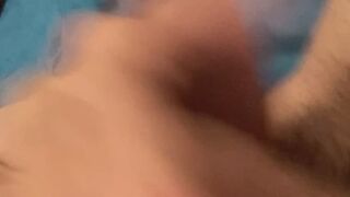 Hot boy jerking off getting pegged