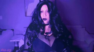 Goth Girl Ruined Make up Blow Bang