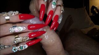 wanking with long red fingernails - full clip - (1920x1080*wmv)