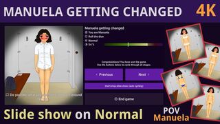 Manuela getting changed (Slide show, Normal, POV: Manuela) - 4K UHD MP4