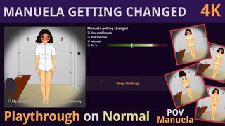 Manuela getting changed (Playthrough, Normal, POV: Manuela) - 4K UHD MP4
