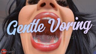 Gentle Giantess Voring With Multiple Swallows & Post Digestion Play Ft Raquel Roper - 4K
