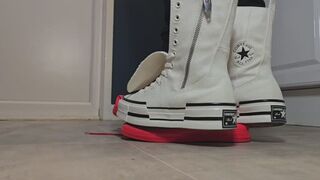Primey Completely Destroys Jax's Red Mono Converse All Stars