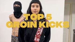 LATINA KARATEKA BALLBUSTING DEMONSTRATION