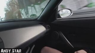 Parking Lot Slut Fucked and creampied without Condom