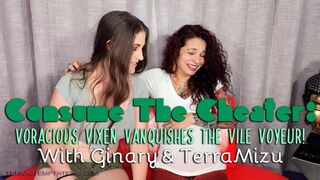 Consume The Cheater: Voracious Vixen Vanquishes The Vile Voyeur - Ginary & TerraMizu - WMV 720 HD