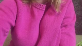 Burping in My Wholesome Sweater & Tie Dye Pants