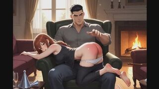 Spanking Confessions #11B: New Year's Sting (Animated)