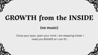 Growth from the Inside (no music)