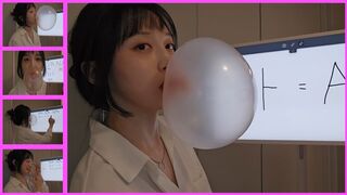 Blowing Bubblegum Bubbles: Professor Edition