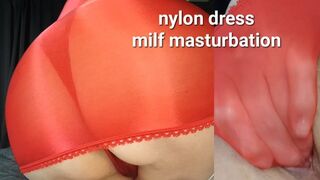 Nylon dress milf masturbation 720p