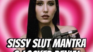 [AUDIO] Sissy Slut Mantra and Locked Denial