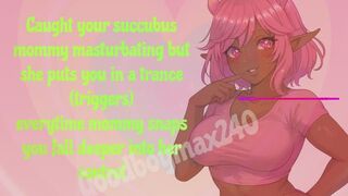 [F4M] Caught succubus mommy masturbating with clit sucker - satisfyer pro - masturbation audio, moaning, triggers