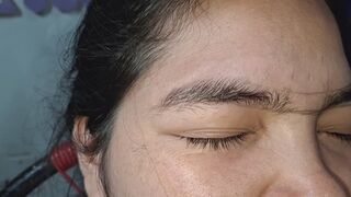 My first time waxing my eyebrows