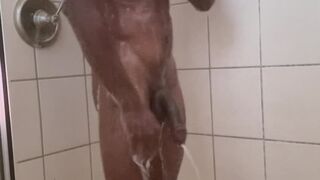 Wet, Ready, and Teasing: Cockring Play in the Shower