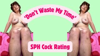 Don't Waste My Time! - Nude Cock Rating