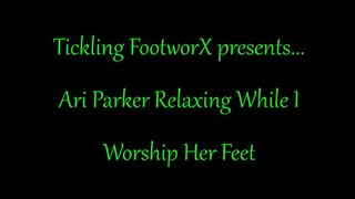 Ari Parker Relaxing While I Worship Her Feet
