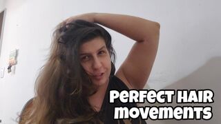Running My Fingers Through My Hair – Slow & Teasing ( Beutifull brunette)