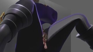 Giantess Lindel [] under pressure animation