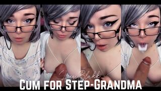 Cum for Step Grandma