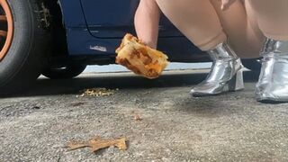 Crushing lasagna