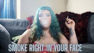 Pink Mesh Tease & Smoke Humiliation: Cough on Goddess Kinx's Wrath, Loser!