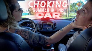 Choking Summer In The Car 4k
