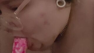 Big Fat pig deep throats knot till he pukes