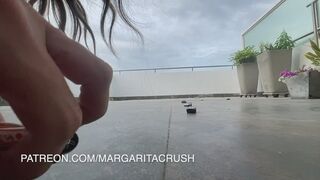 Slow Motion - Stepping on Cars