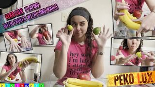 Peko Lux Natural Nails Handling Fruits - WMV (SD)