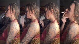 Side Profile - Sensual Smoking