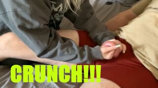 Making those nuts bright red and achy!