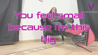 Giantess Humiliation Comparison - POV by Empress CatastroV