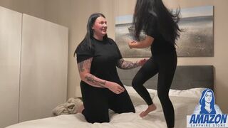Extreme Size Difference Female Wrestling