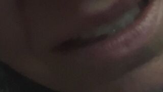 she licks her teeth and dares you to explore the possibilities