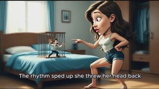 Roberta dances and denies him from touching her