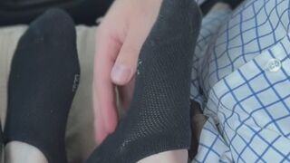 DRIVERS SEAT SOCKJOB - BLACK BONDS ANKLE SOCKS
