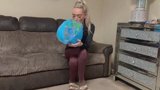 Beach Ball And Swim Ring Mouth Inflate