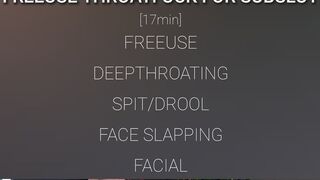 Throatfuck for petite freeuse slut [POV]