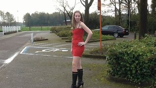 Shirley Revving in her Boots