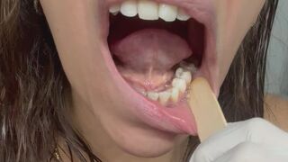 gloves and mouth